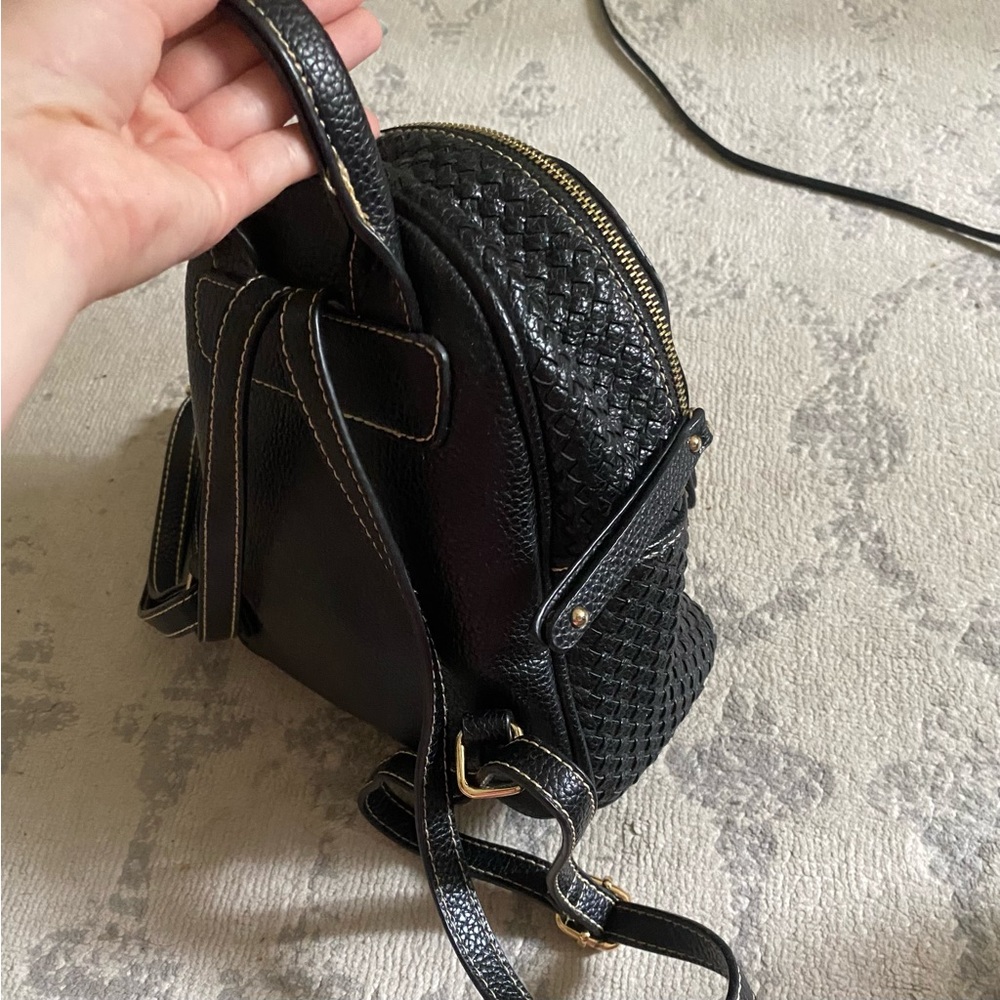 Mini black backpack - Picture 2 of 2
